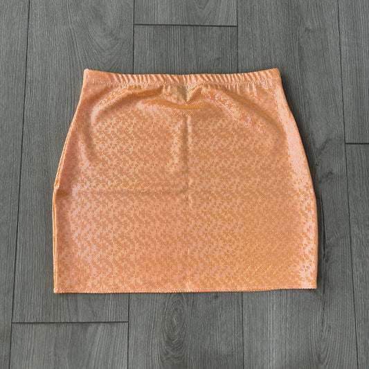 Orange Sparkle Skirt