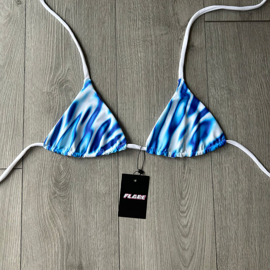 Ice Cold Triangle Bikini Top Size 6