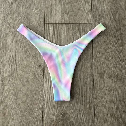 Pastel Dip Waist Bikini Bottoms Thong