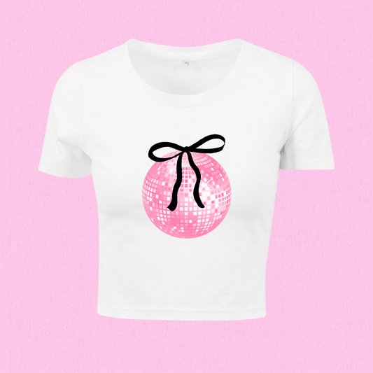 Disco Bow Baby Tee