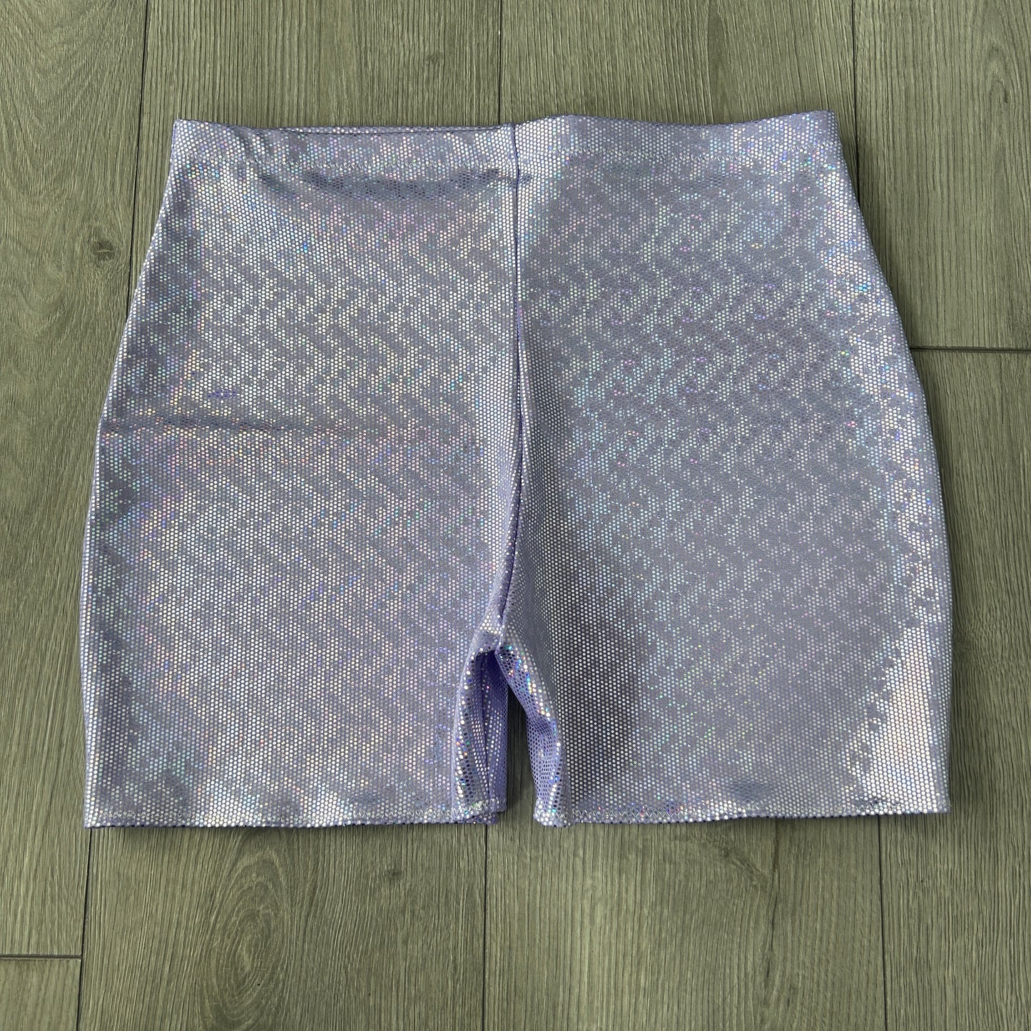 Purple Sparkle Hot Pant Shorts