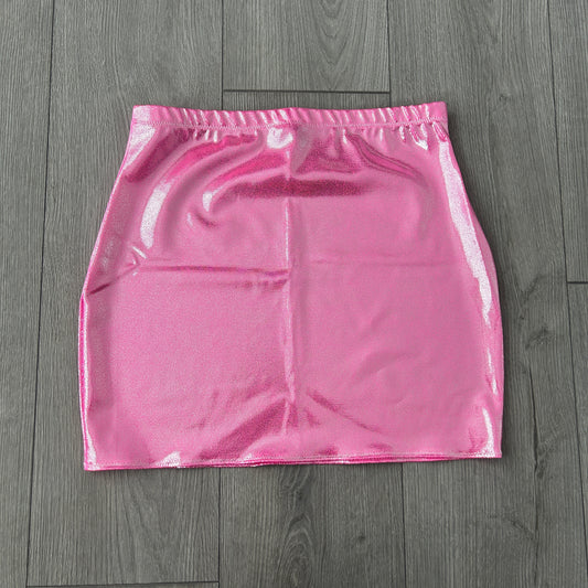 Pink Iridescent Skirt
