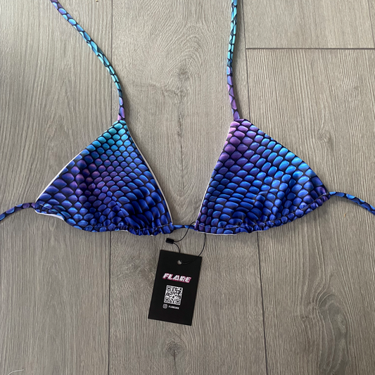 Deep Sea Triangle Bikini Top Size 10