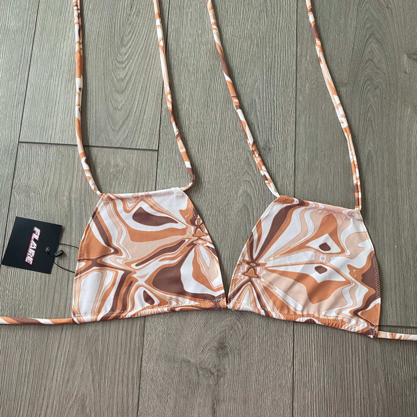 Mocha Bikini Top Size C/D